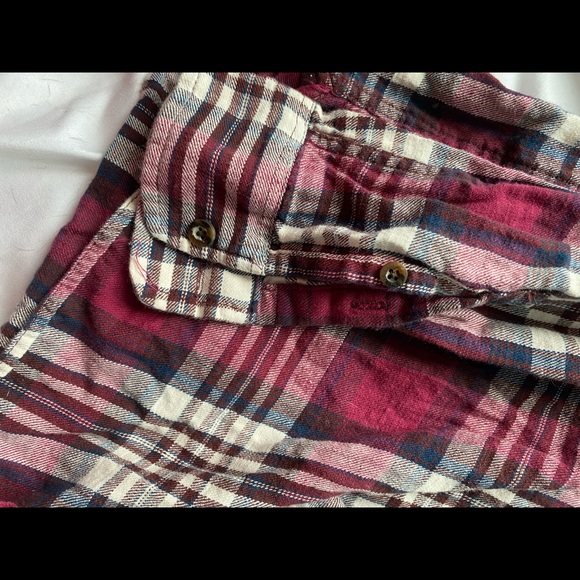 Roots flannel pink and white extra small ❤️ - Picture 4 of 5